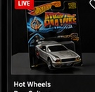 Hot Wheels Pop Culture Back to the Future Time Machine